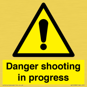 Danger shooting in progress